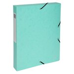 Boite De Classement Exabox Dos 40mm Carte Lustrée Aquarel - A4 - Couleurs Assorties - X 8 - Exacompta
