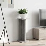 vidaXL Support de Plante Sonoma gris 25 x 25 5 x 60 5 cm