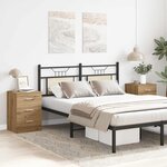 vidaXL Tables de chevet 2 Pièces chêne artisanal 38x35x55 cm