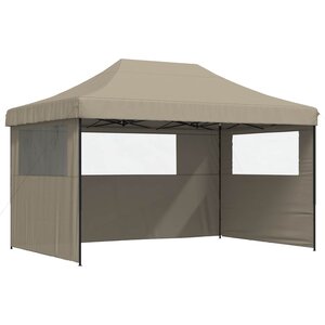 vidaXL Tente de fête 292 x 440 x 315 cm Taupe Tissu Oxford
