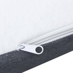 vidaXL Surmatelas de sommier tapissier 200x140x5 cm
