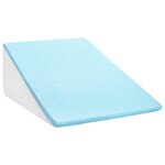 vidaXL Coussin pour les jambes Uni Gris 60 x 50 x 30 cm