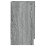 vidaXL Armoire de lavabo Sonoma gris 63x30x54 cm Bois d'ingénierie
