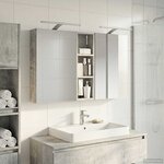 vidaXL Ensemble de Meubles de Salle de Bain 3 Pièces 100 x 10 5 x 60 5 cm