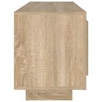 vidaXL Meuble TV chêne sonoma 102x35x45 cm bois d'ingénierie