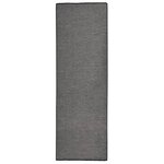 vidaXL Tapis à tissage plat d'extérieur 80x250 cm Gris