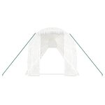 vidaXL Serre avec cadre en acier blanc 44 m² 22x2x2 m