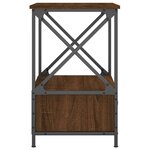 vidaXL Tables de chevet 2 Pièces chêne marron 50x41x65 cm bois ingénierie