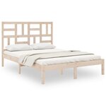 vidaXL Cadre de lit sans matelas bois massif 120x200 cm