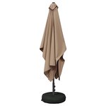 vidaXL Parasol de jardin avec base 200 x 300 cm Polyester