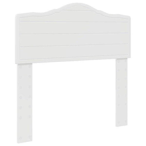 vidaXL Tête de lit Blanc Brillant 90 cm Bois d'ingénierie