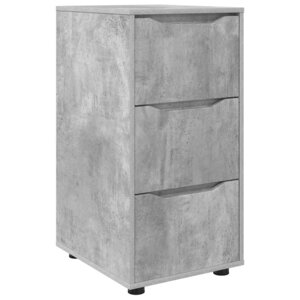 vidaXL Armoire de rangement Gris béton 40 x 48 x 81 cm