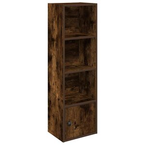 vidaXL Bibliothèque chêne fumé 31x24x102 cm bois d'ingénierie