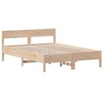 vidaXL Cadre de lit sans matelas 160x200 cm bois massif de pin