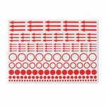 Étiquettes autocollantes pour exposition philatéliques.