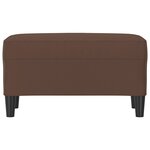 Banc banquette marron 70 x 35 x 41 cm synthétique 02_0010487