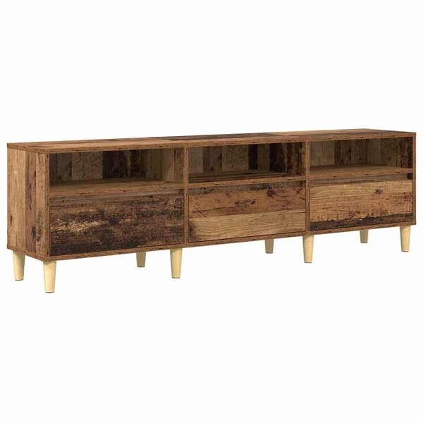 vidaXL Meuble TV Bois Ancien 150 x 30 x 45 cm Bois d'ingénierie