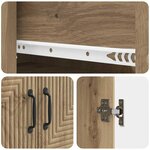 vidaXL Ensemble de Meubles 2 Pièces 66 x 34 5 x 89 5 cm Bois d'ingénierie