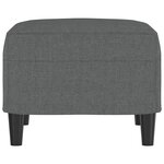 vidaXL Repose-pied Gris foncé 60x50x41 cm Tissu