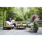 Pot de fleurs Rond VIBIA - Plastique Réservoir - Ø 40 - Blanc