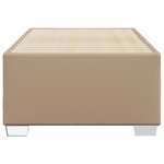 vidaXL Cadre de lit Cappuccino 100x200 cm Similicuir