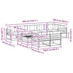 vidaXL Ensemble de canapés d'extérieur 9 Pièces Blanc et anthracite