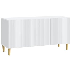 vidaXL Meuble TV Blanc 99 x 34 5 x 50 cm Bois d'ingénierie