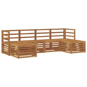 vidaXL Ensemble de canapés d'extérieur 6 pc Naturel