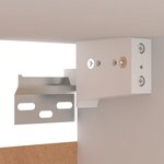 vidaXL Meubles TV 7 Pièces Blanc 30 5x30x60 cm Bois d'ingénierie
