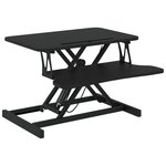 vidaXL Bureau de travail réglable 60x40x(13-41 5) cm Acier et bois