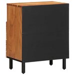 vidaXL Cabinet de chevet Marron 50 x 33 x 62 cm Bois d'acacia massif