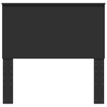 vidaXL Tête de lit Chêne noir 100 cm Bois d'ingénierie