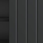 vidaXL Meuble TV Noir 150 x 31 x 52 cm Bois d'ingénierie