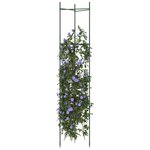 vidaXL Cages à tomates 4 Pièces 154 cm acier et PP