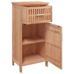 vidaXL Armoire de salle de bain 42x29x82 cm Bois massif de noyer