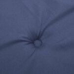 vidaXL Coussin de chaise de terrasse bleu marine tissu oxford
