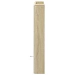 vidaXL Armoire tête de lit avec LED chêne sonoma 100x16 5x103 5 cm