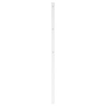 vidaXL Tête de lit métal blanc 160 cm