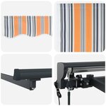vidaXL Auvent rétractable électrique 4 5 × 3 m