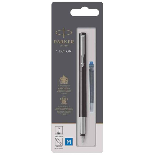 Stylo plume VECTOR  taille de plume: M  noir PARKER