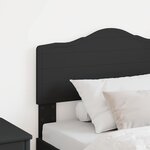 vidaXL Tête de lit Chêne noir 75 cm Bois d'ingénierie