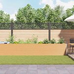 vidaXL Jardinière surélevée 485 x 50 x 68 cm Acier galvanisé