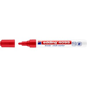 Marqueur craie liquide 4095 rouge 2-3 mm EDDING