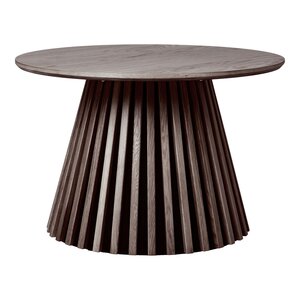 Table basse placage chêne fumé Ø 70 x 45 cm