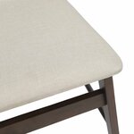 vidaXL Chaise de salle à manger 2 Pièces Marron foncé et lumière