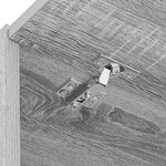 vidaXL Armoire pour machine à laver Gris Sonoma 67 5 x 68 x 200 cm