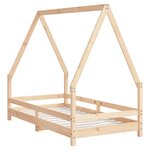 vidaXL Cadre de lit pour enfant 80x160 cm bois de pin massif