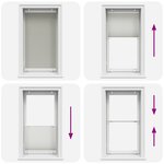 vidaXL Store plissé gris clair 80x100 cm largeur du tissu 79 4 cm