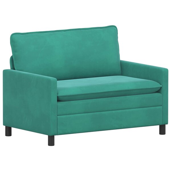 vidaXL Canapé Turquoise 126 x 81 x 87 5 cm Velours