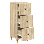 vidaXL Armoire à tiroirs 33 x 34 5 x 90 cm Bois d'ingénierie